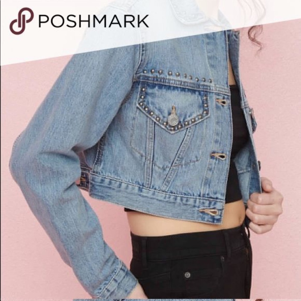 Garage denim cropped jacket - Picture 2 of 2